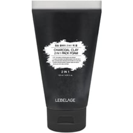 LEBELAGE - Clay 2 In 1 Pack Foam - 4 Types Charcoal