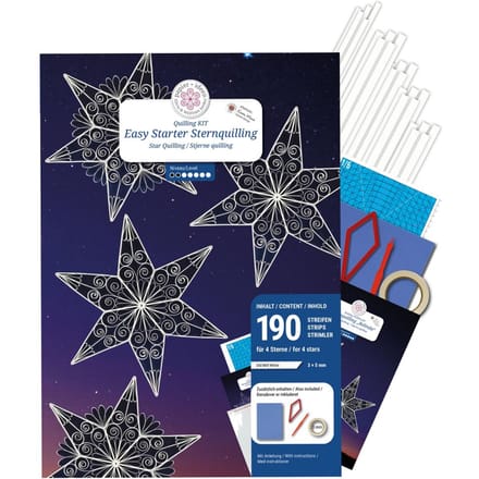 Easy Starter Quilling Set "Stars"