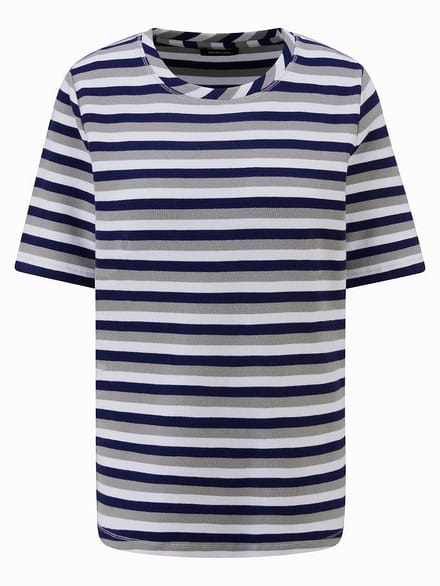 Rondhals shirt Van Peter Hahn blauw