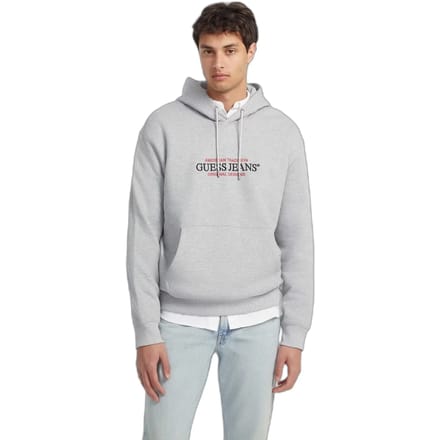 Guess Jeans America Trad Regular Fit Hoodie Grijs 2XL Man