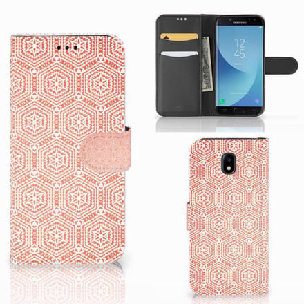 Samsung Galaxy A30 Telefoon Hoesje Pattern Orange