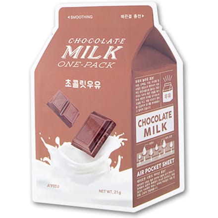 A'PIEU - Milk One Pack Sheet Mask - Chocolate - 1stuk