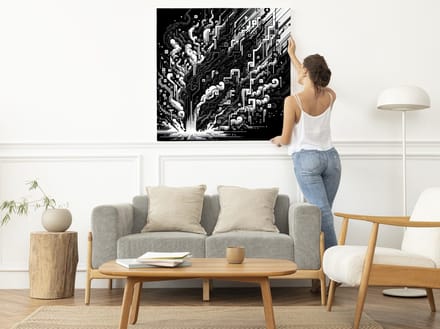 Kunstprint | Wanddecoratie | Dibond | 20 × 20 cm