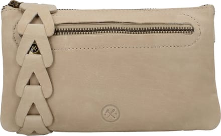Hide & Stitches Daydreamer Schoudertas - 100% Leer - Crème