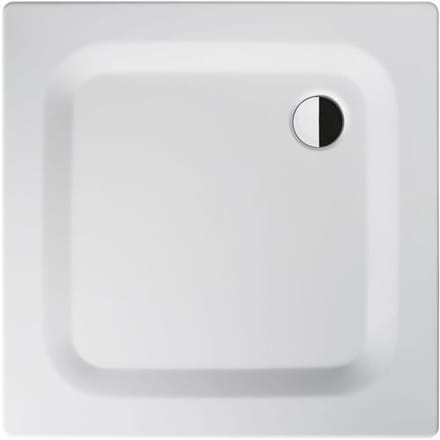 Megabad Profi Collection Steel Plan steel shower tray super flat 100 x 100 x 2.5 cm STDW100WE