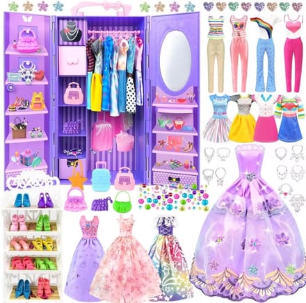 Poppenkleding met Accessoires voor 11.5 Inch Meisjespop