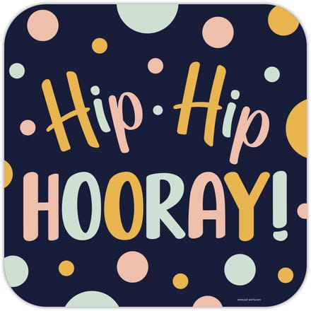 Decoration sign - Hip hip hooray