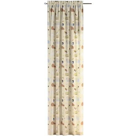 Gordijn met split en volants Yellow Tipi Magic Collection