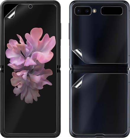 iMak, Set van 2 Hydrogel Screenprotectors Geschikt voor Galaxy Z Flip, Transparant