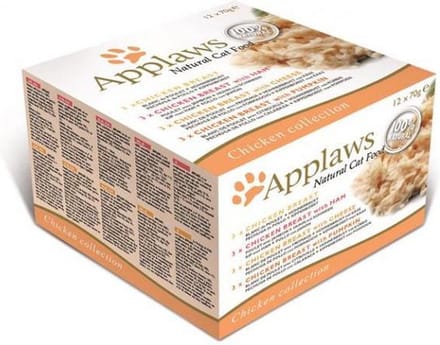 Applaws cat blik adult multipack chicken selection kattenvoer 12x70 gr