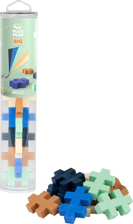 Plus-Plus BIG Tube breeze 15 delige bouwset - 3490 - Bouwspeelgoed - Constructiespeelgoed - Set met bouwstenen - Vanaf 1 jaar