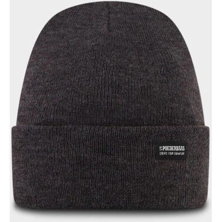 Poederbaas Muts Park Beanie Antraciet