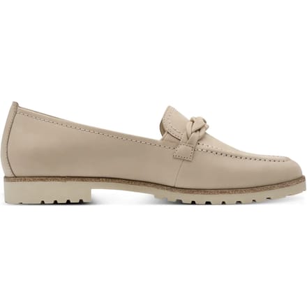 Tamaris Instappers taupe Leer - Maat 37