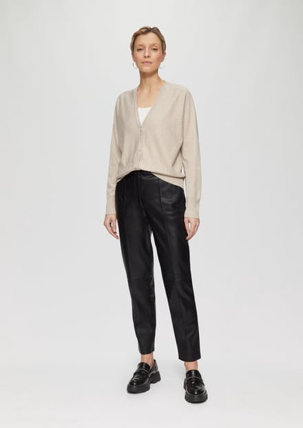 s.Oliver BLACK LABEL - Broek - Maat XL - Vrouwen - 9999 GREY/BLACK -