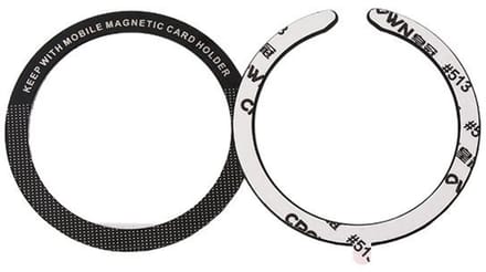 Beline - Magnetische Ring - Zwart - Compatibel met MagSafe - Uniek Design - Lichtgewicht