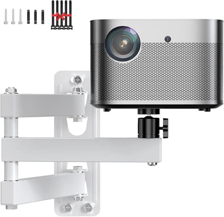 Projector Wandmontage - Projector Beugel - Thuisbioscoop Instellen - Opvouwbaar Verstelbaar - 1/4 Inch Schroef - Wit