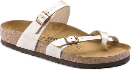 Birkenstock Mayari BF Graceful Regular Dames Slippers - Pearl White - Maat 42