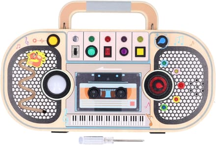 Sensorisch Bord Kinderen - Educatief Speelgoed - Ontwikkeling Stimuleren - Met LED Licht - 30 x 16 x 5 cm