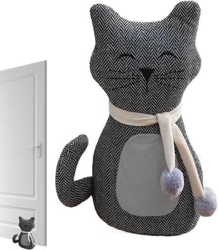 Dieren Deurstopper - Cartoon Kat Stopper - Deuren Blokkeren - Gewogen Kern - 28.5cm - Niet gespecificeerd