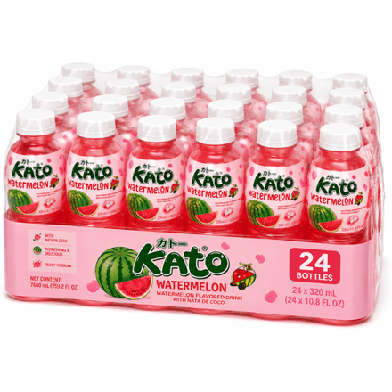 KATO Watermeloensap met nata de coco 320 ml × 24