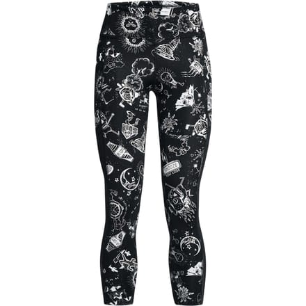 Under Armour Dames We Run Graphic Print Leggings (Zwart)