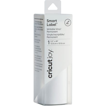 Cricut Joy zelfklevende vinyl folie "Smart Labels - White", 13,9 x 121,9 cm