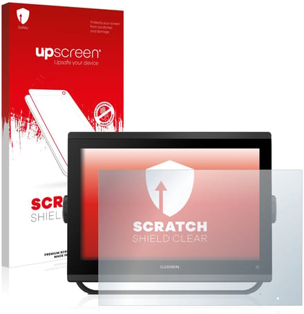 upscreen - Screenprotector voor Garmin GPSMAP 1223 - Folie Beschermfolie transparant