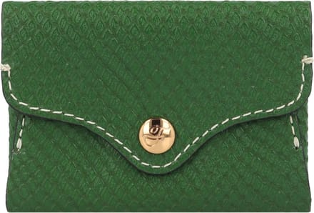 FOSSIL Kaarthoes Heritage Card Case Medium Green Donkergroen
