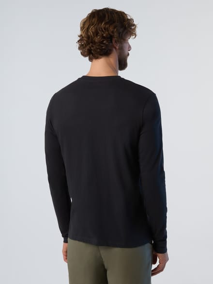 North Sails T-shirt Long-sleeved with logo patch