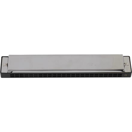 Mondharmonica D Toon 24 Gaats Speel Mondorgel Blaas Muziekinstrument met Doos Doek gray