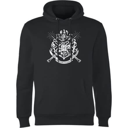 Harry Potter Hogwarts House Crest Hoodie - Zwart - S