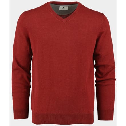 Bos Bright Blue Pullover katoenen v-hals 428100cct/365