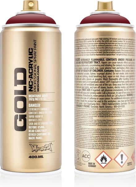 Montana GOLD G3060 Royal Red spuitbus 400ml