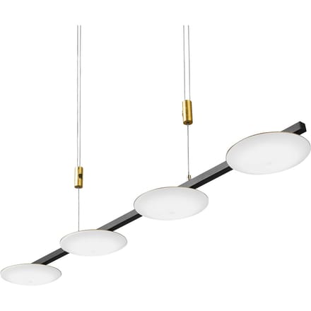 BANKAMP Pure Up LED hanglamp, 4-lamps