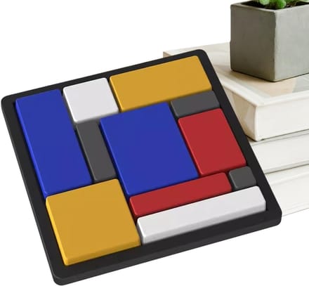 Logische Puzzels - Hersenblokken Speelgoed - Educatief Denken - 88 Uitdagingen - 10 Sets - Multicolor