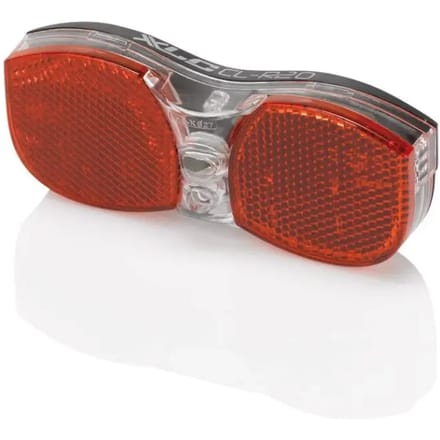 batterij-aangedreven led fietslicht met reflector XLC CL-R20
