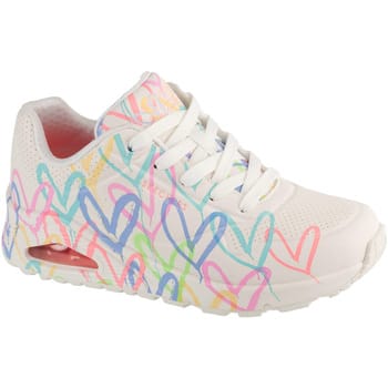 Skechers 155507 Uno Spread The Love - Damestrainers - WPTQ-Wit