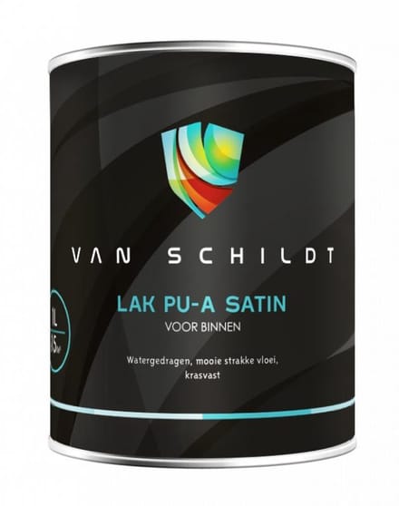 van Schildt Lak PU-A Satin 1 liter Wit
