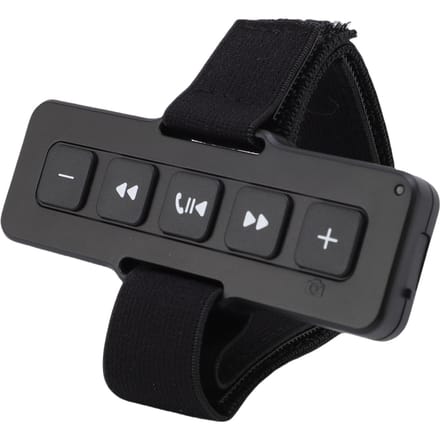 Télécommande Bouton Média de Voiture Bluetooth Musique Appels Télécommande pour Vélo Moto black