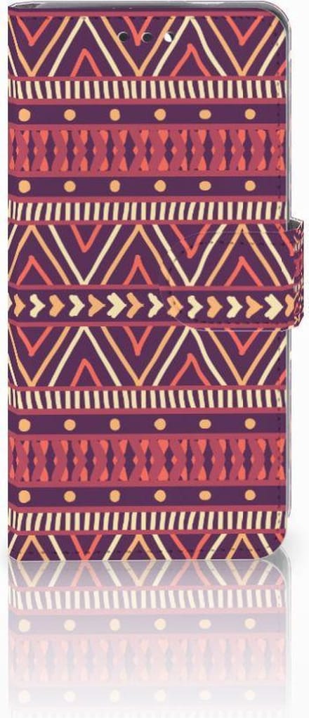 Nokia 3.1 (2018) Telefoon Hoesje Aztec Paars