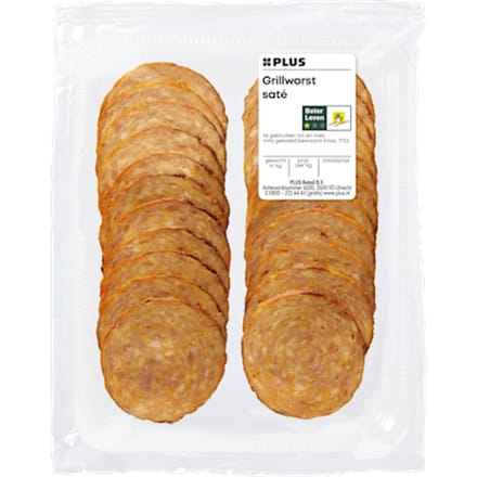 Grillworst saté