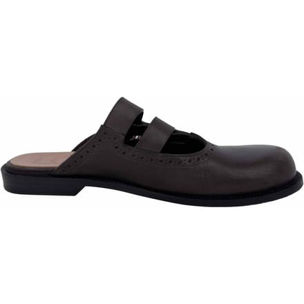 Loewe Campo Mary Jane Muilen in Bruin Leer