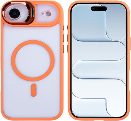 Rixus Classic 03 Case With MagSafe For Apple iPhone 17 Air Orange