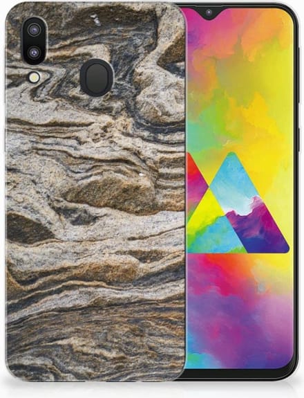 Samsung Galaxy M20 (Power) TPU Siliconen Hoesje Steen