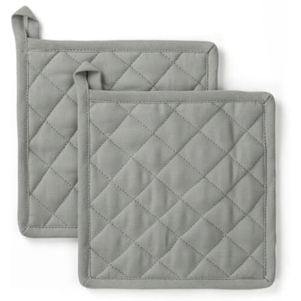 Byrklund Pannenlap Stay Cold - 2x 20x20 - 100% Katoen - Grijs
