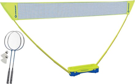 Complete Badmintonset Inclusief Net, 2 Rackets en Ballen - Draagbare Reisset