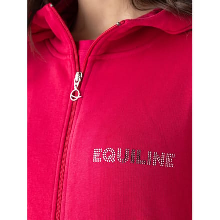 Damescapuchon met volledige rits Equiline Debra Strass