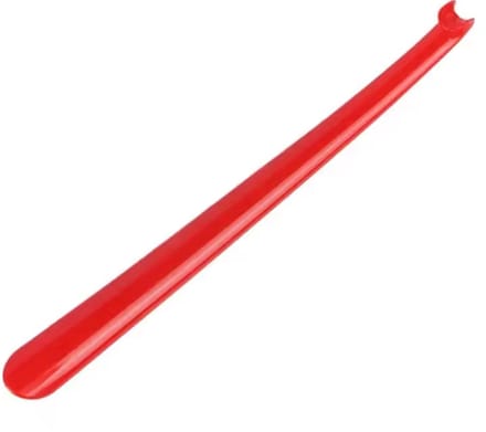 New Age Devi - Lange plastic schoenlepel - 42cm Rood