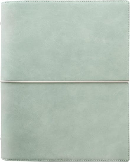 Soft Organizer - Plannersysteem - Dagelijkse planning - Zachte lederlook cover - A5 formaat - Zeegras