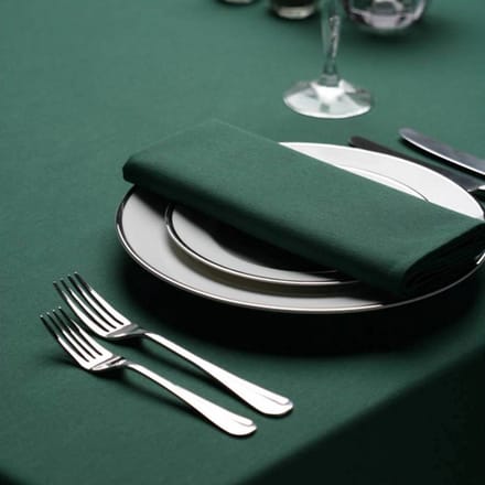 Treb Horecalinnen Tafelkleed Forest Green 132x132cm - Treb SP